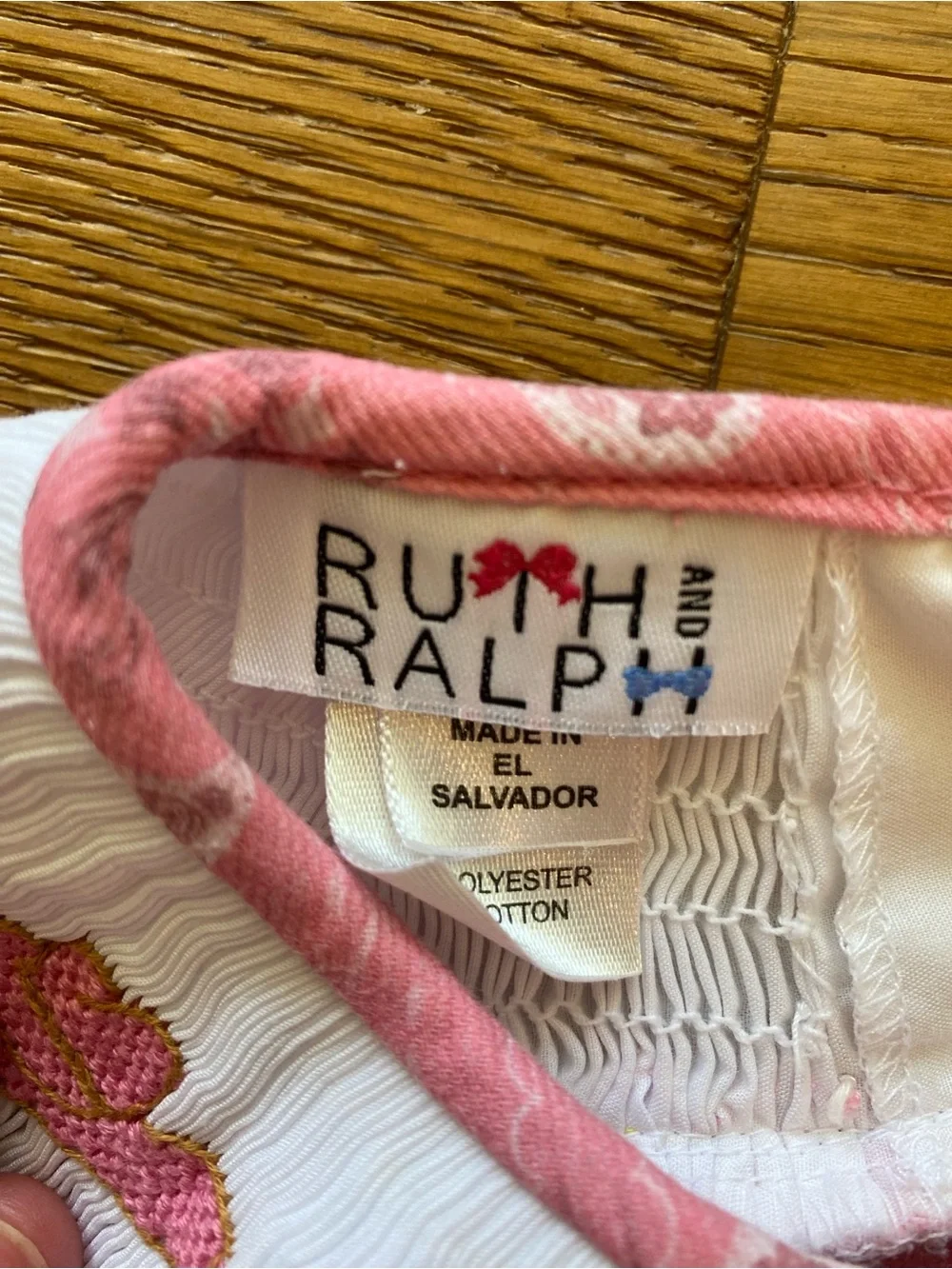 Ruth and Ralph Pink Bandana & Boots Bubble One-Piece